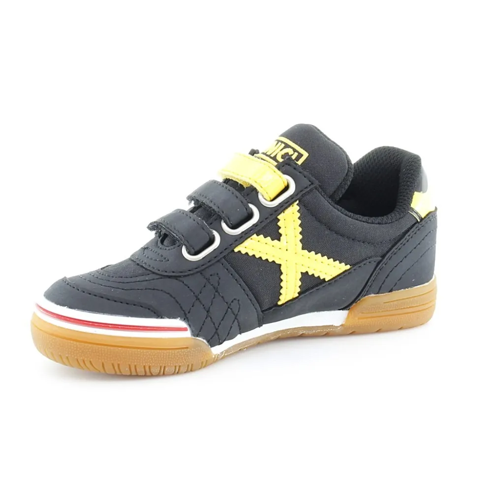 ZAPATILLAS MUNICH GRESCA NEGROAMARILLO VCO