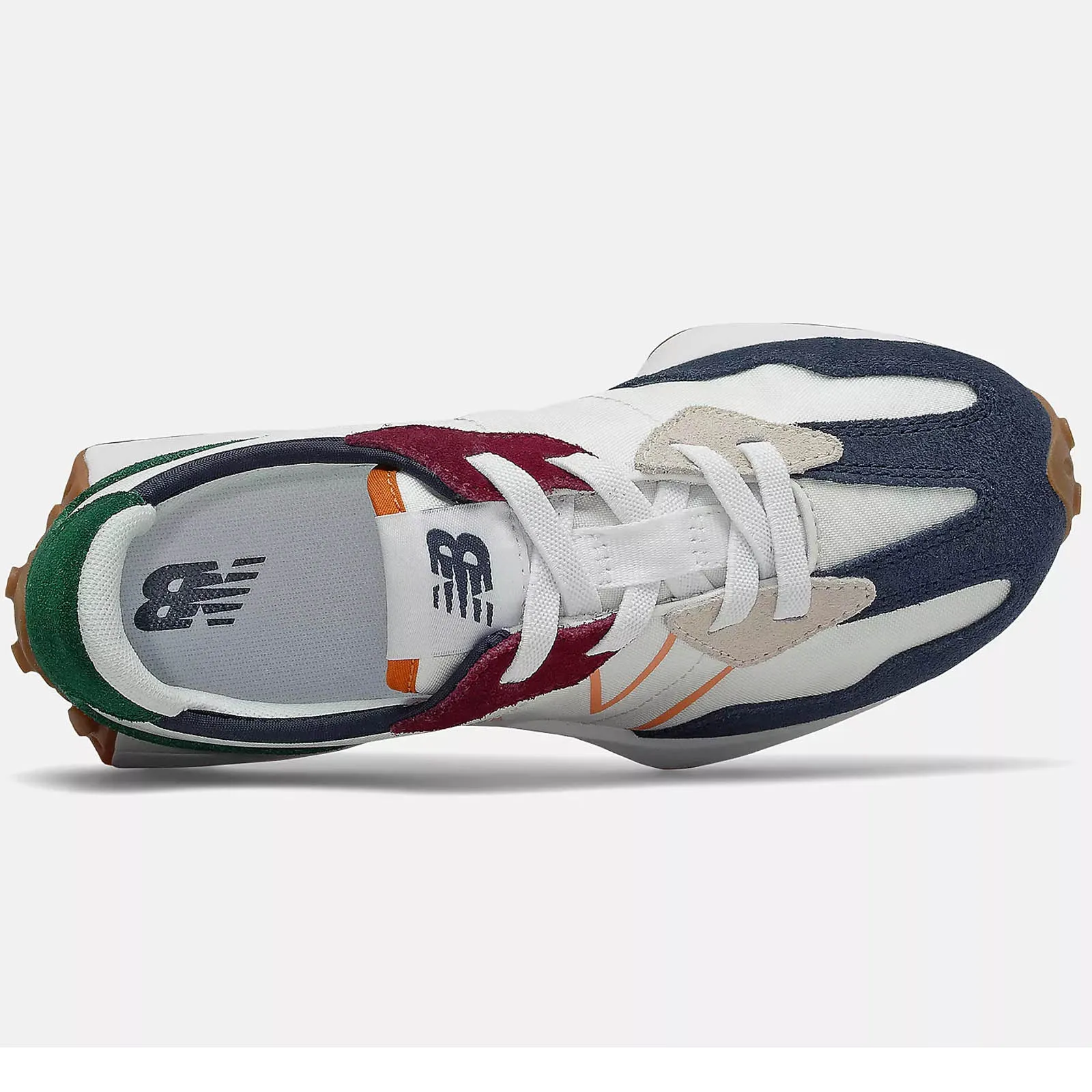 ZAPATILLAS NEW BALANCE GS327HH1 BLANCAMARINOVERDE