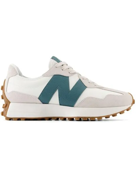 Zapatillas New Balance WS327GA blanca y verde
