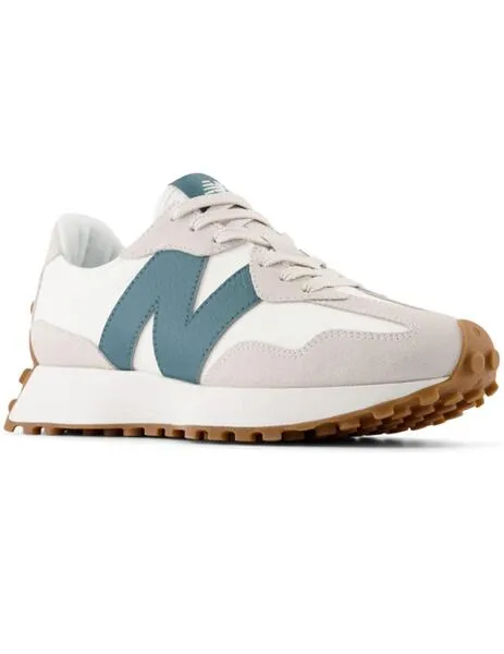 Zapatillas New Balance WS327GA blanca y verde