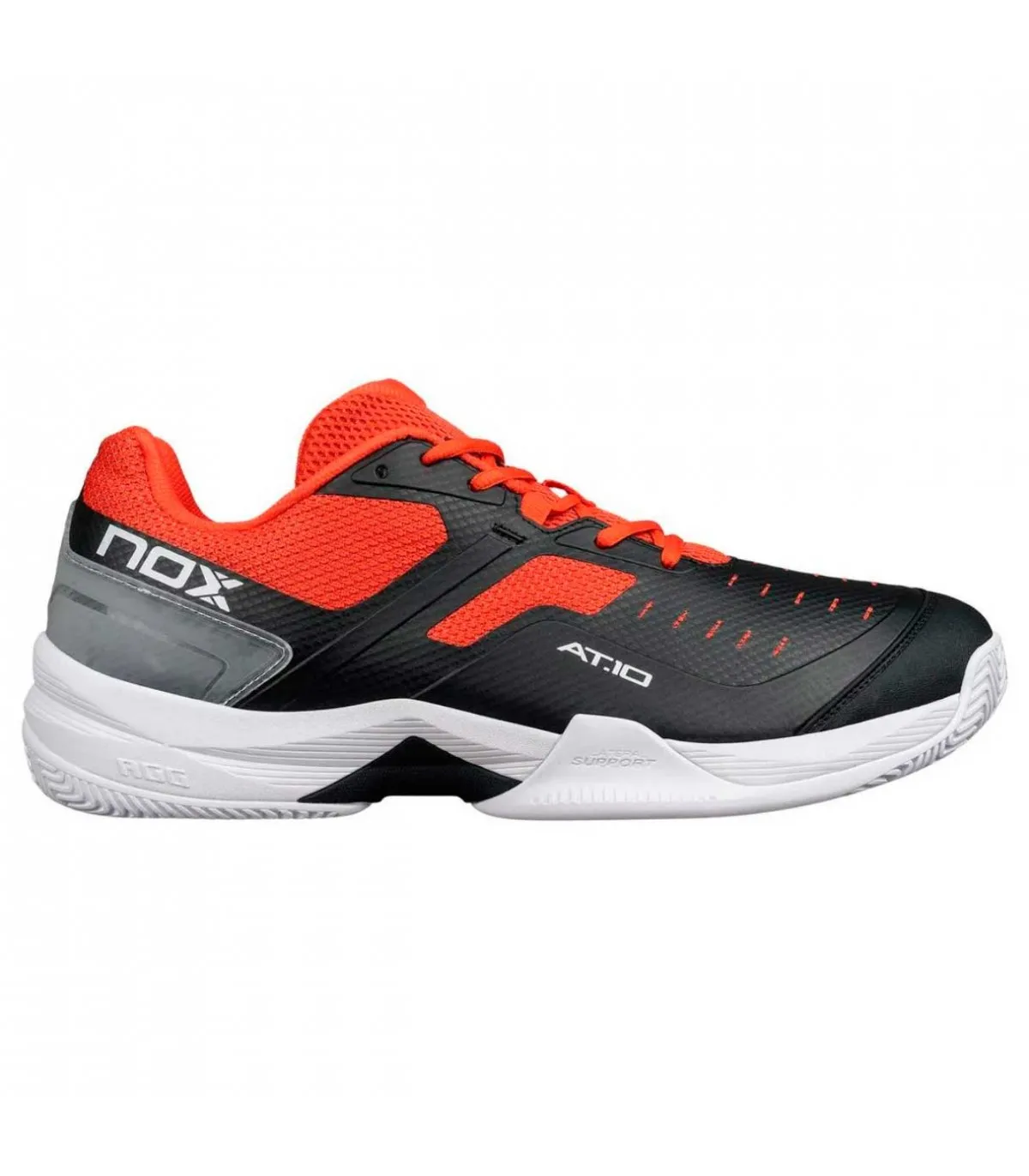 Zapatillas Nox de padel AT10 Pro Negro Rojo