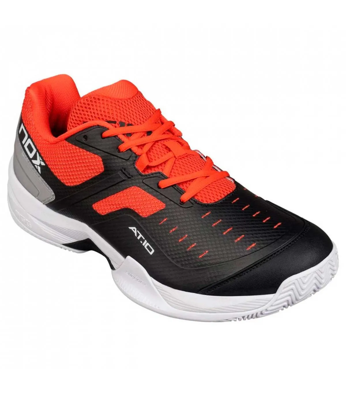 Zapatillas Nox de padel AT10 Pro Negro Rojo
