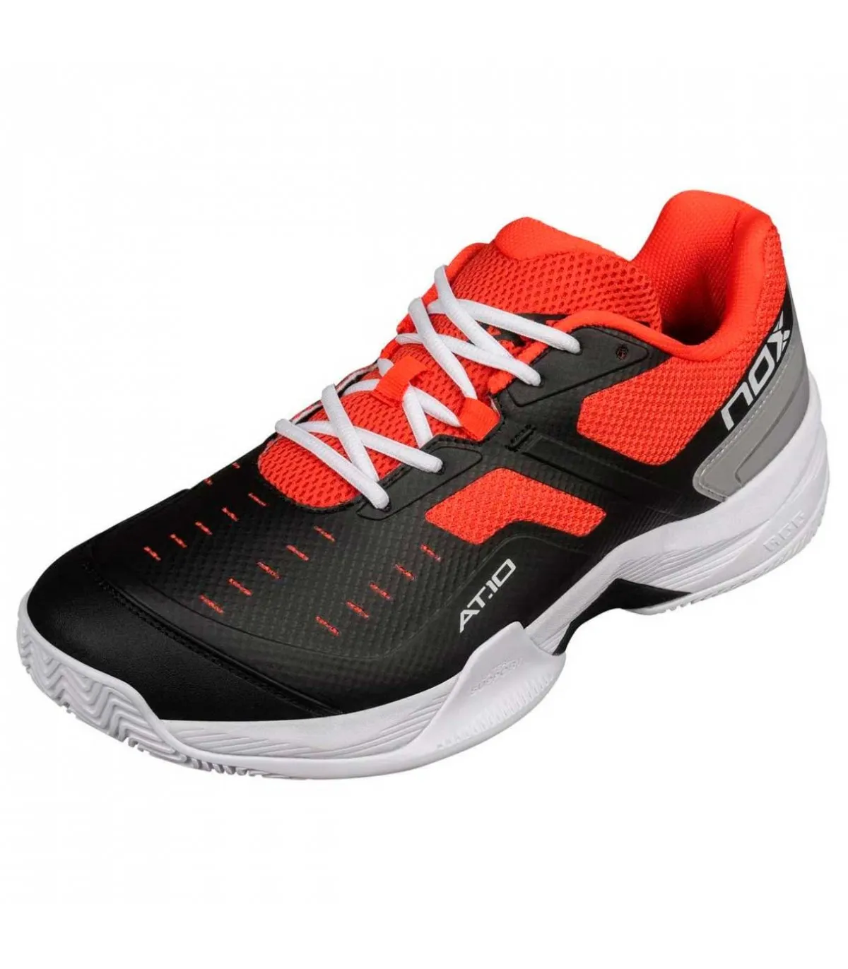 Zapatillas Nox de padel AT10 Pro Negro Rojo