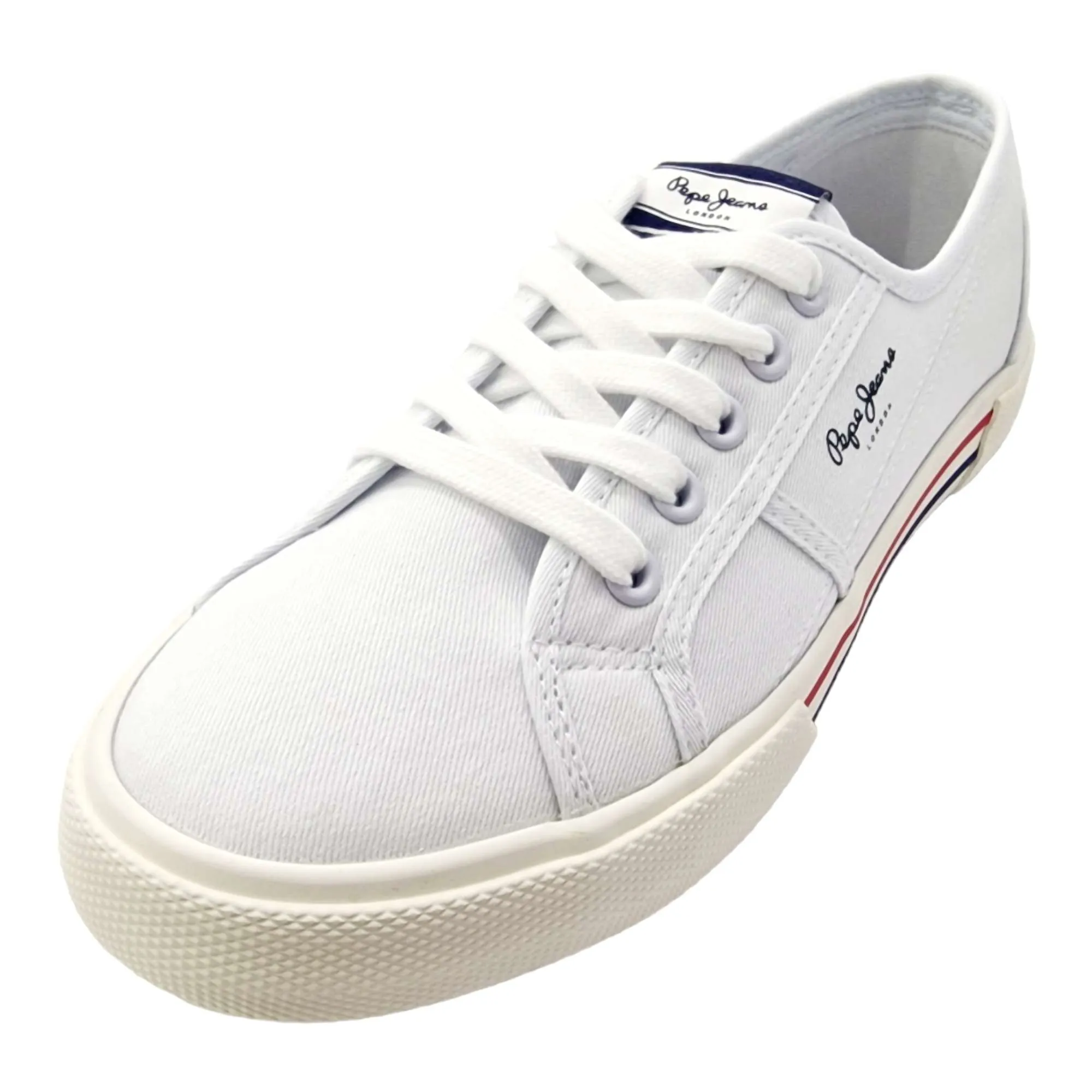 ZAPATILLAS PEPE JEANS LONA BLANCA MUJER BLANCO