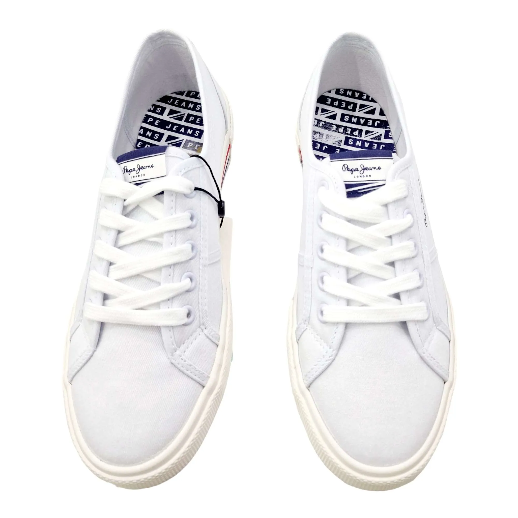 ZAPATILLAS PEPE JEANS LONA BLANCA MUJER BLANCO