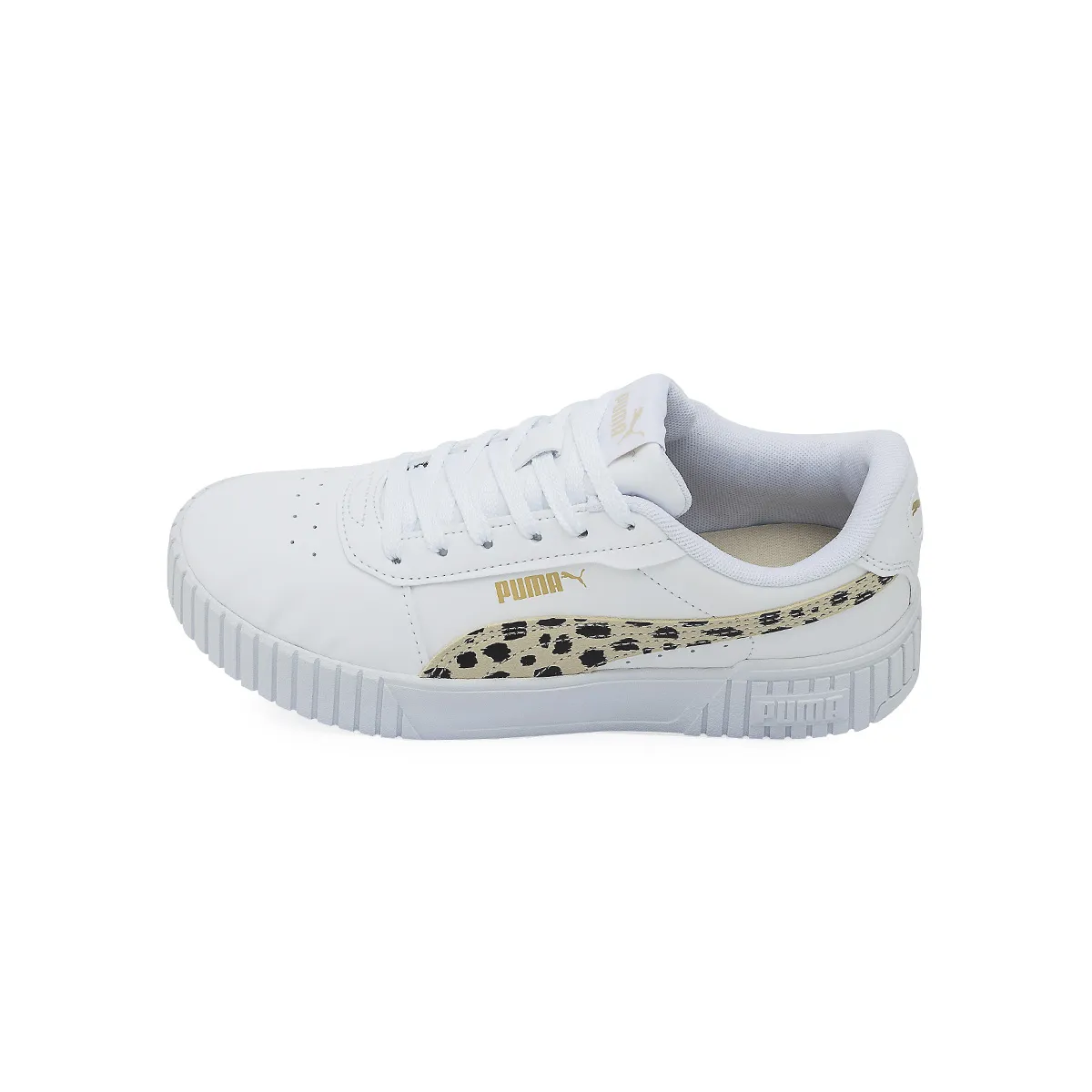 Zapatillas Puma Carina 2.0 Animal Niña Blanca