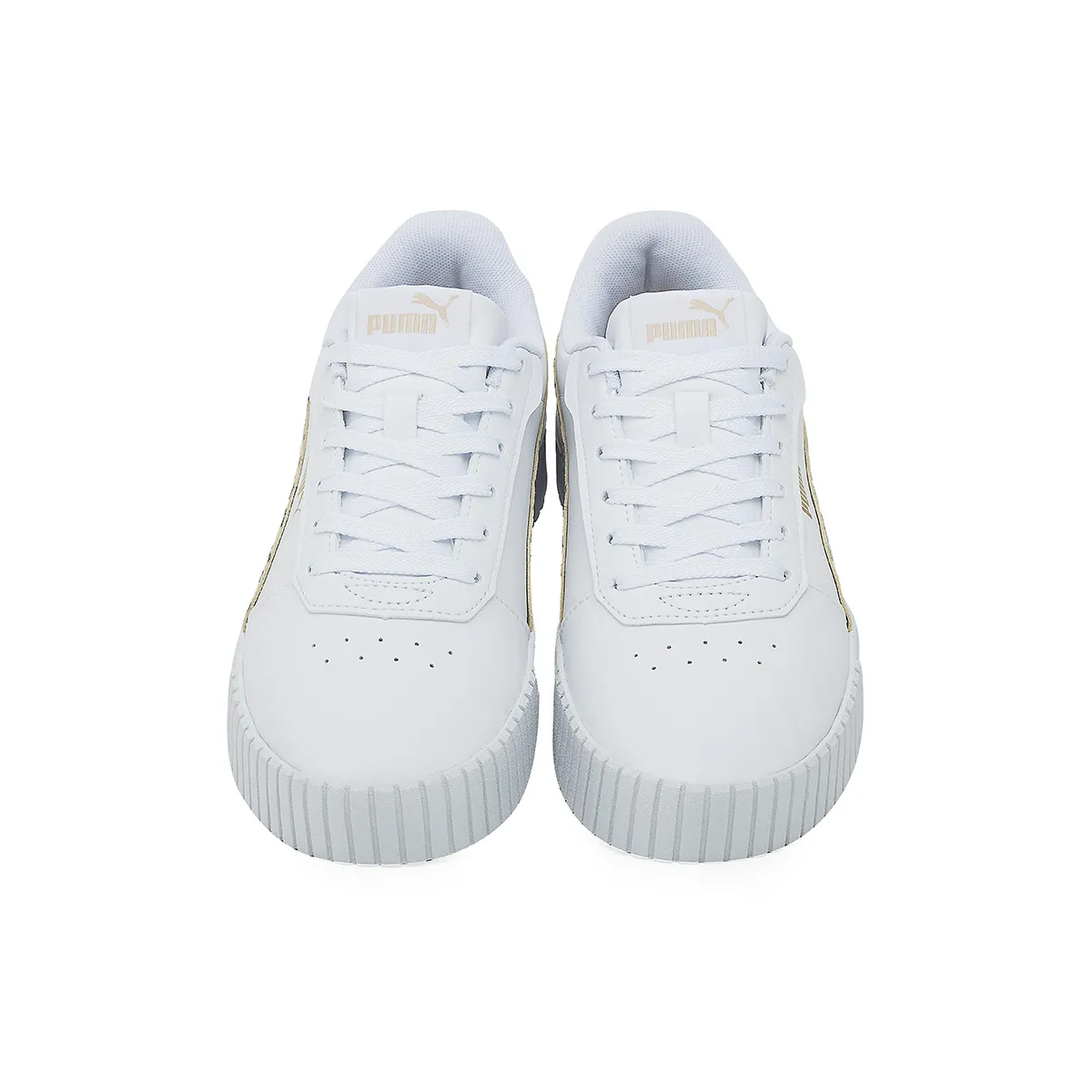 Zapatillas Puma Carina 2.0 Animal Niña Blanca