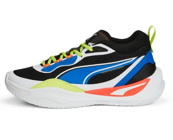 Zapatillas Puma Playmaker Negro/Amarillo/Azul