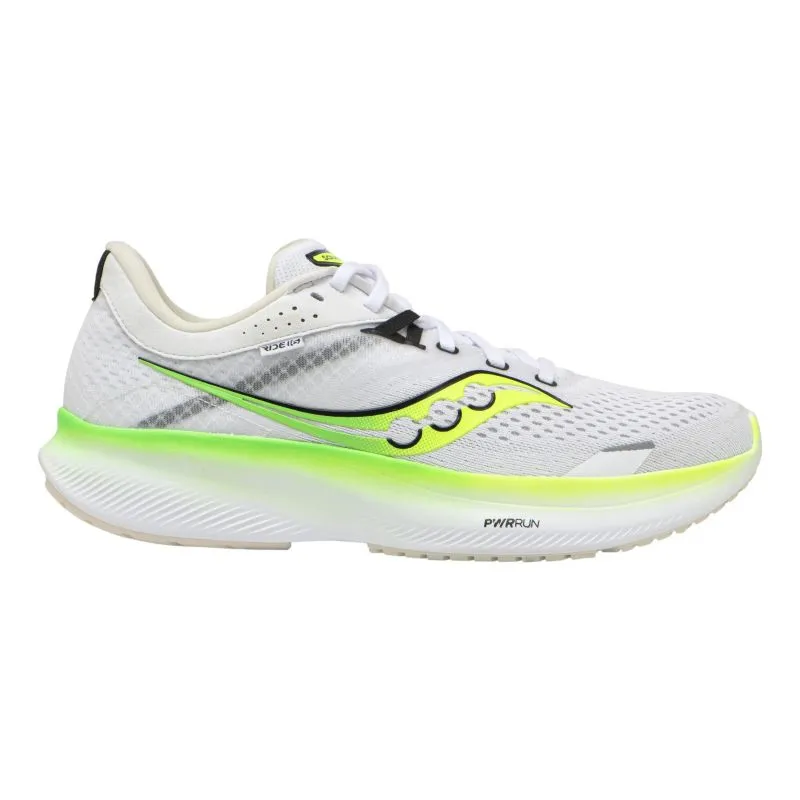 Zapatillas Saucony RIDE 16 (WHITE/SLIME) Hombre