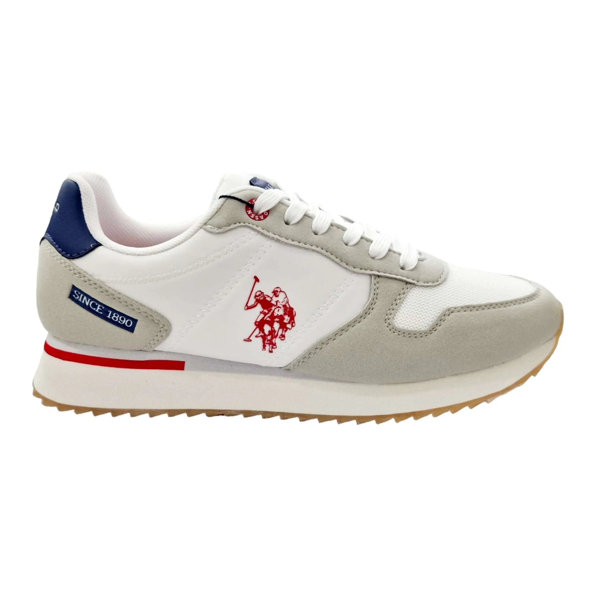 ZAPATILLAS US POLO ASSN HOMBRE BLANCA BLANCO