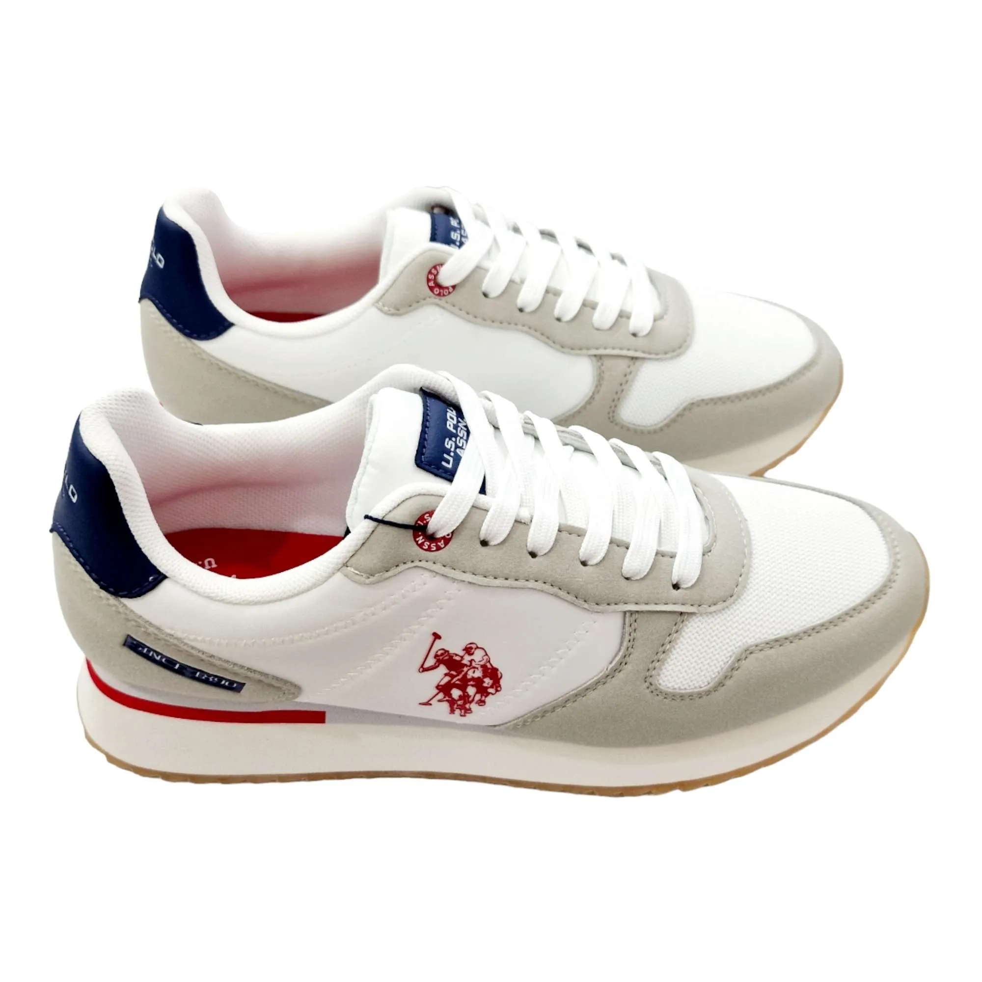 ZAPATILLAS US POLO ASSN HOMBRE BLANCA BLANCO