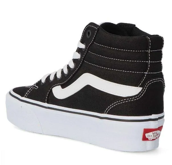 Zapatillas Vans Filmore HI Plataforma Negra/Blanca