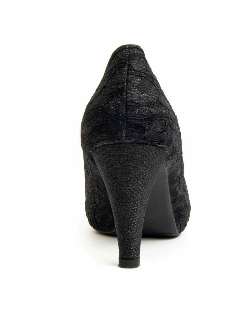 Zapato De Tacón Para Mujer.  Montevita  Unne3  91264 Negro