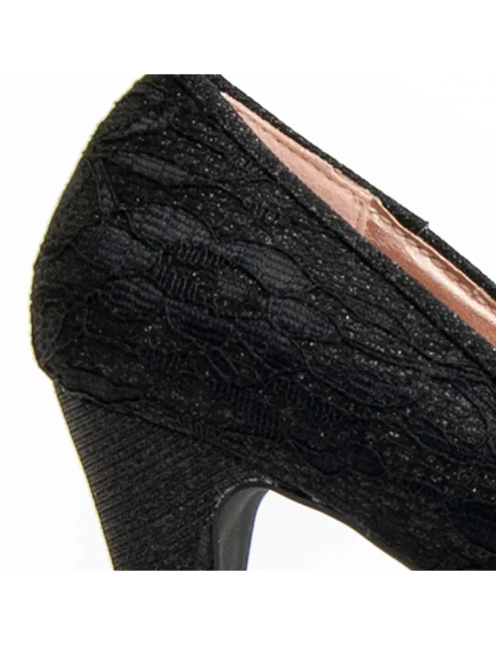 Zapato De Tacón Para Mujer.  Montevita  Unne3  91264 Negro