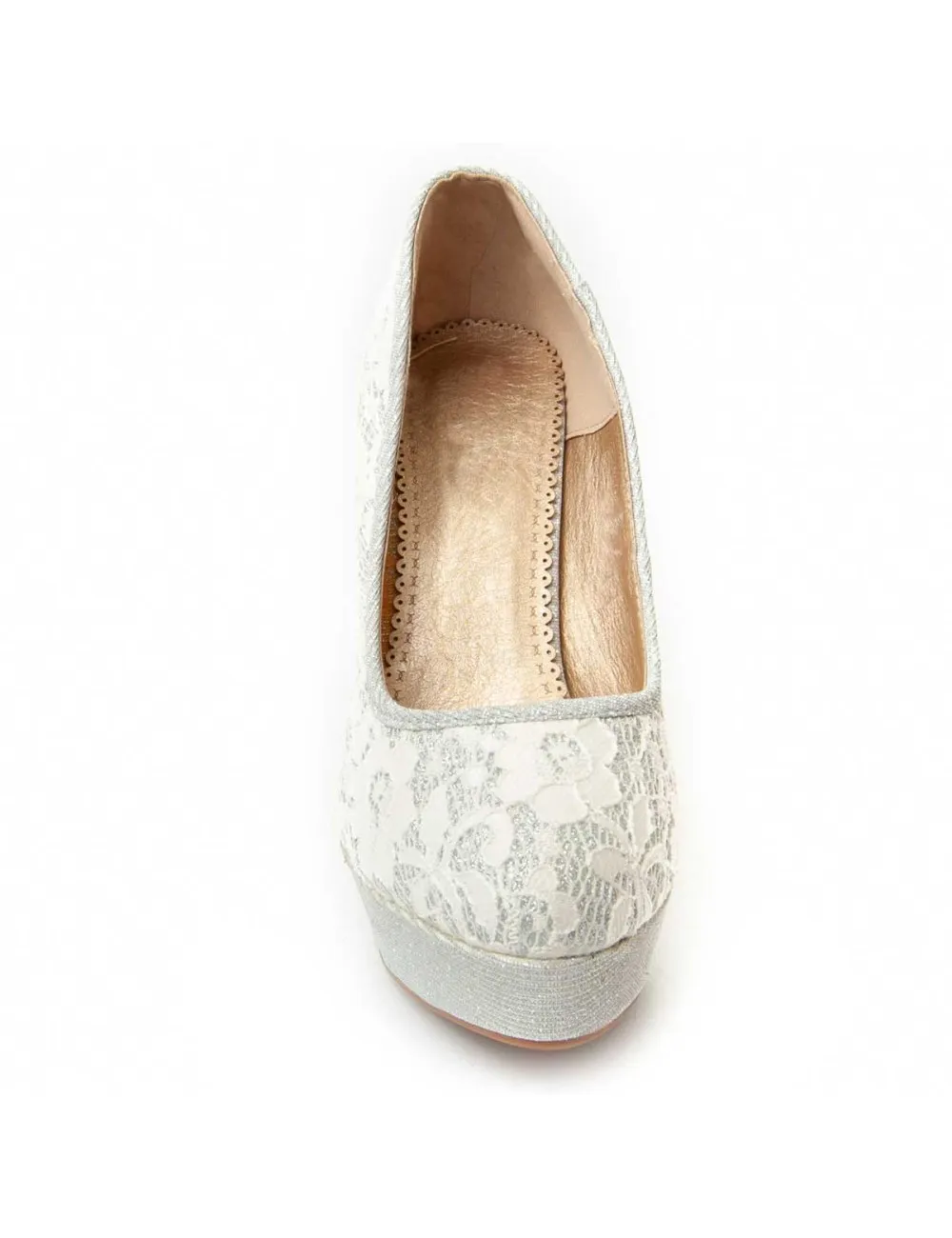 Zapato De Tacón Para Mujer.  Montevita  Unne69  92375 Plateado