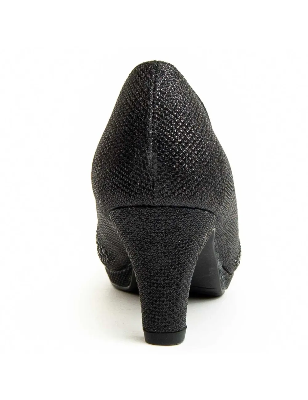 Zapato De Tacón Para Mujer.  Montevita  Unne73  92385 Negro
