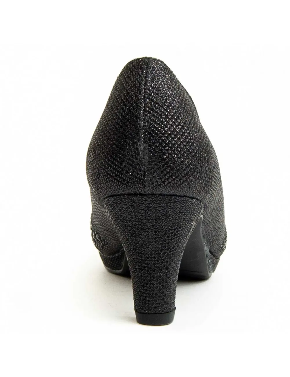 Zapato De Tacón Para Mujer.  Montevita  Unne73  92385 Negro
