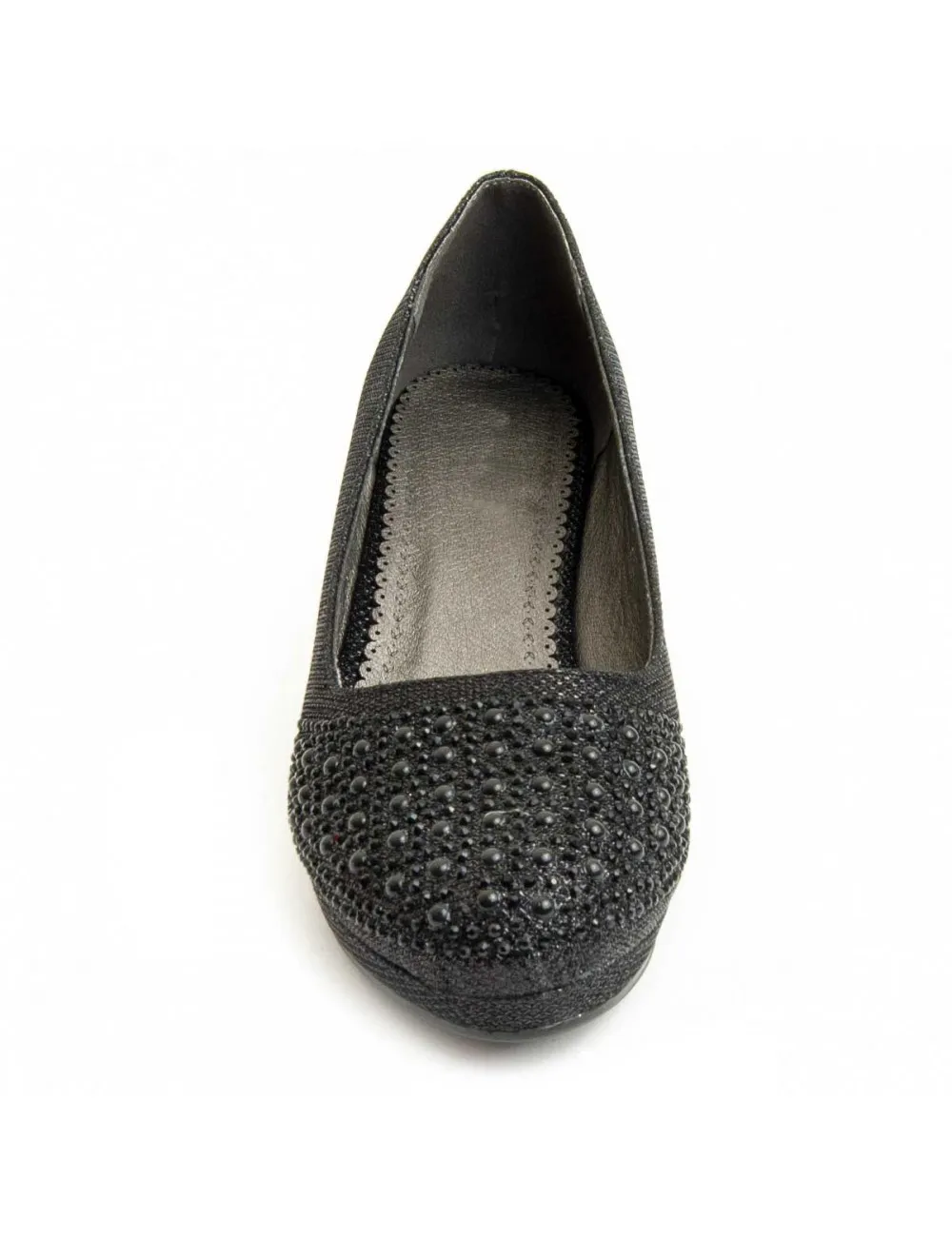 Zapato De Tacón Para Mujer.  Montevita  Unne73  92385 Negro