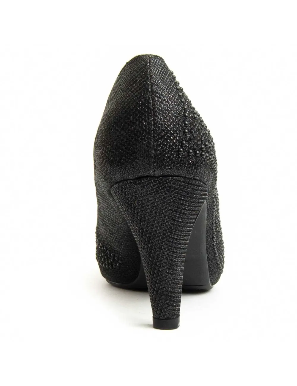 Zapato De Tacón Para Mujer.  Montevita  Unne76  92392 Negro