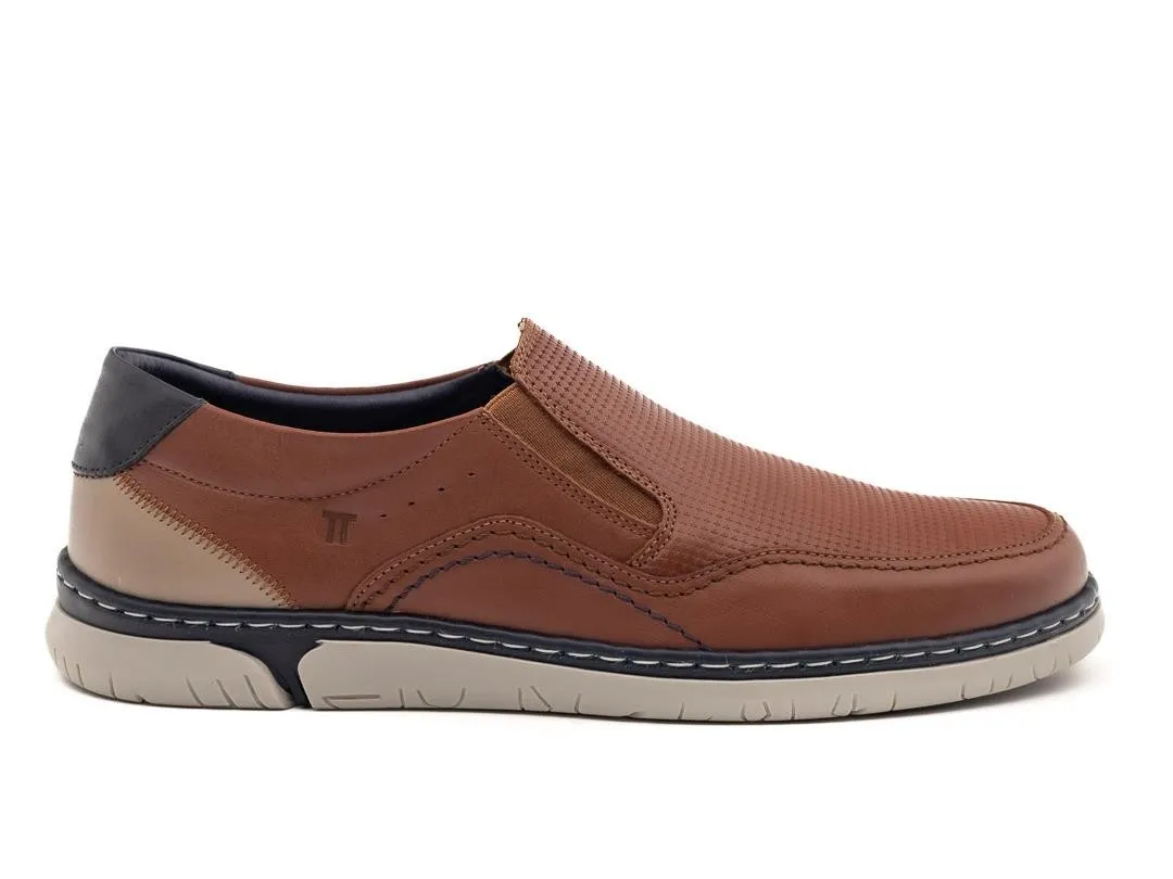 ZAPATO SIN CORDONES HOMBRE NOTTON 0618 MARRON