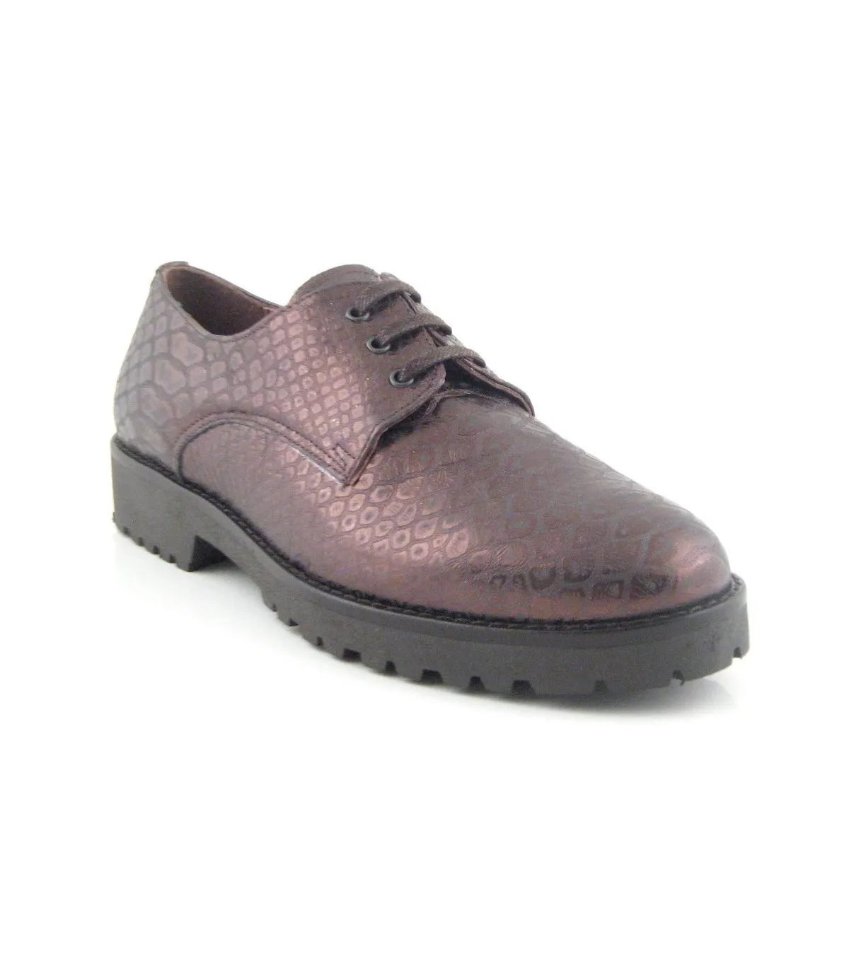 Zapatos de cordones marrón