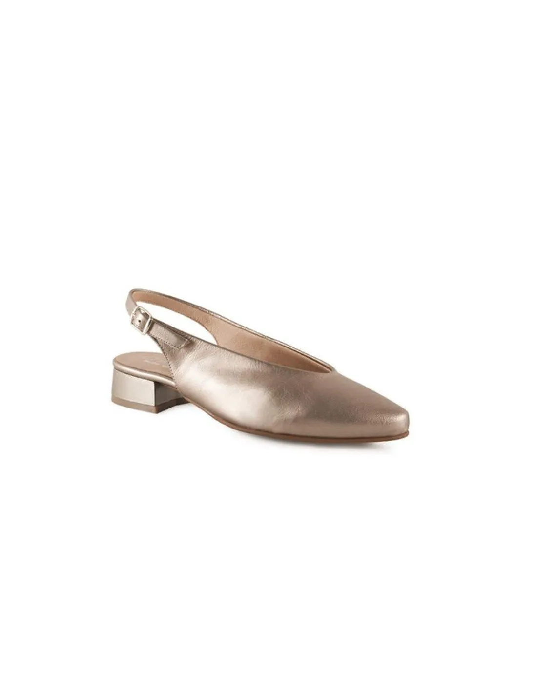 Zapatos destalonados tacón bajo