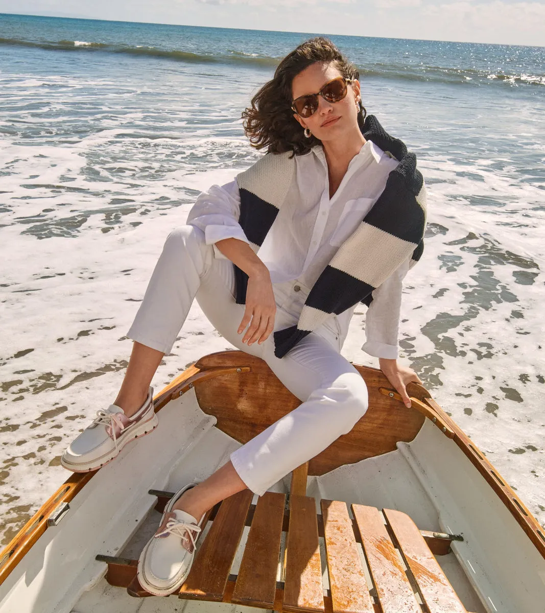 Zapatos Náuticos sin Cordones Confeccionados de Mujer | Women's 4.ZERØGRAND Regatta Boat Shoe