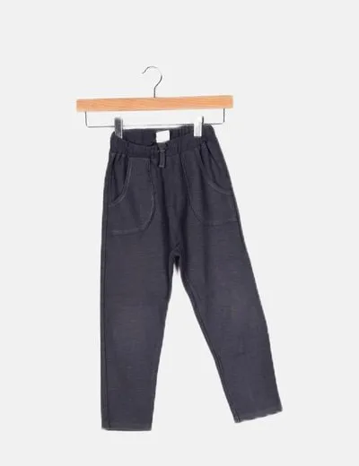 Zara Pantalón gris básico