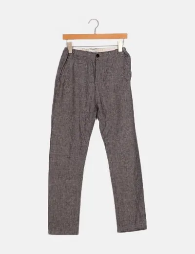 Zara Pantalón gris chino