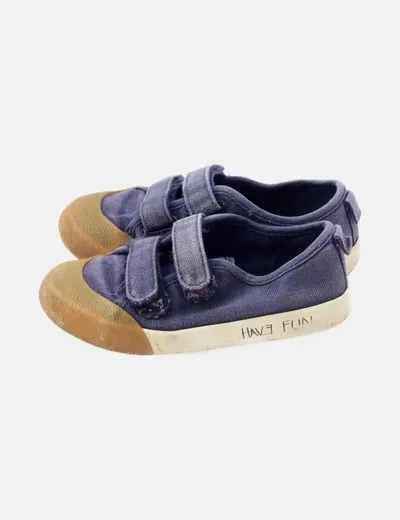 Zara Zapatilla deportiva azul